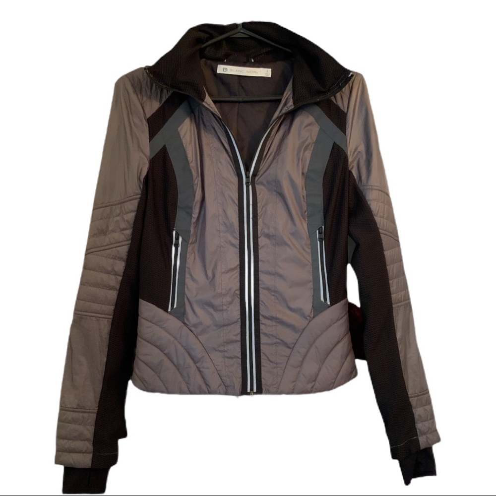 BLANC NOIR Moto Mesh Jackets  Windbreaker Grey Black Size S